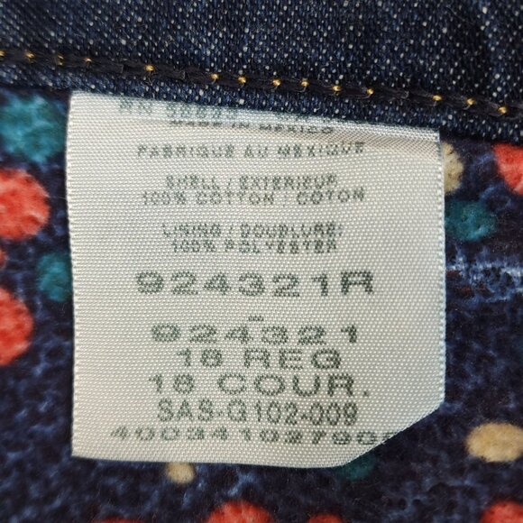 Cabelas Casuals Womens Flannel Lined Jeans Size 18 Regular Medium Wash - Picture 7 of 10